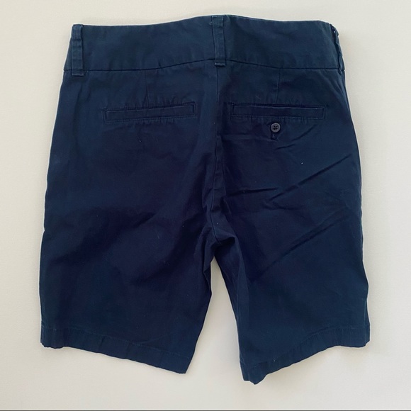 J Crew Frankie Chino Bermuda Shorts in Navy Blue - Picture 4 of 10